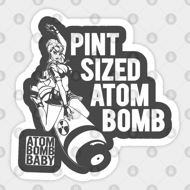 atom bomb baby Sticker by stuff101